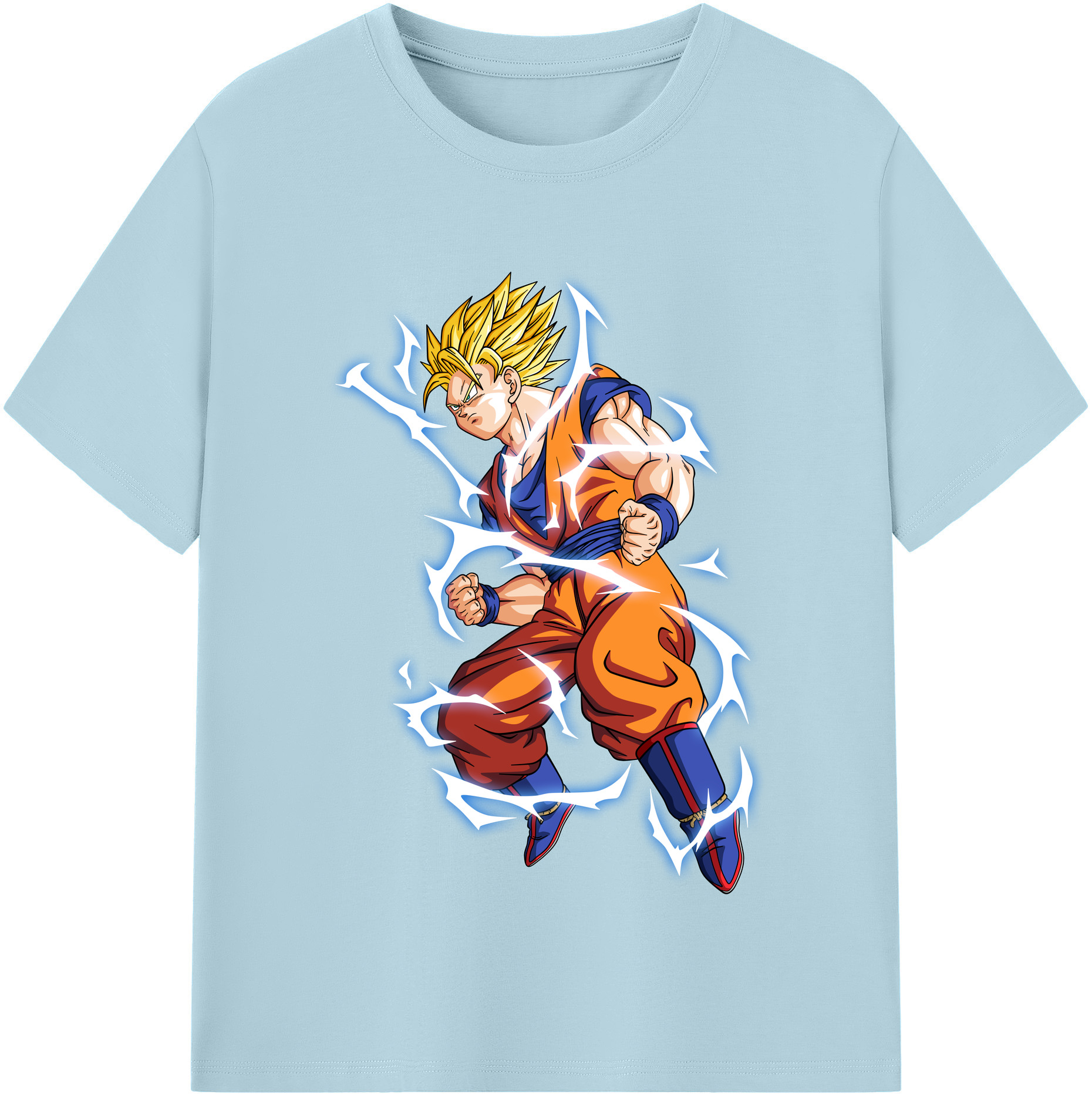 （画像用） ドラゴンボール 孫悟空（そん ごくう）Son Goku カカロット DRAGON BALL Kakarotto 綿100％半袖Tシャツ（フロントプリント）